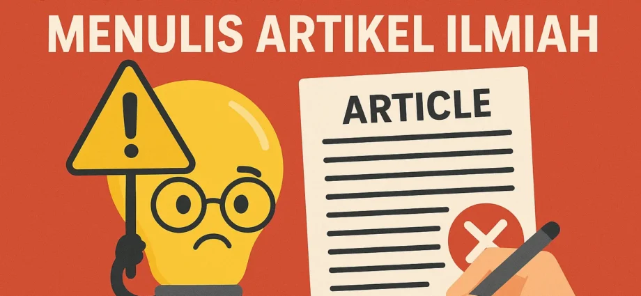5 Kesalahan Fatal Saat Menulis Artikel Ilmiah